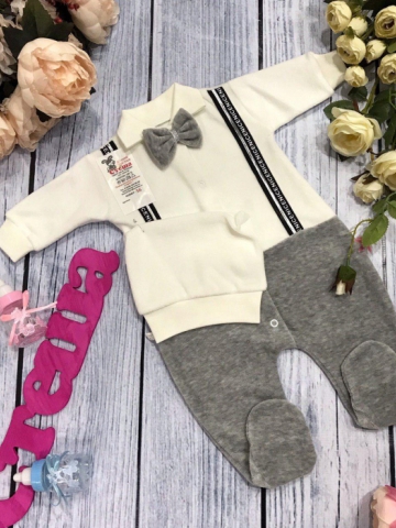 Купить оптом 109. Комбинезон с шапкой,100% хлопок интерлок в Самаре