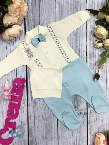 Купить оптом 127. Комбинезон с шапкой,100% хлопок интерлок в Самаре