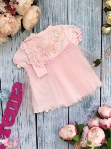 Купить оптом 160 - К/Р. Платье с повязкой на голову,хлопок 100 % интерлок 74,80,86 в Самаре