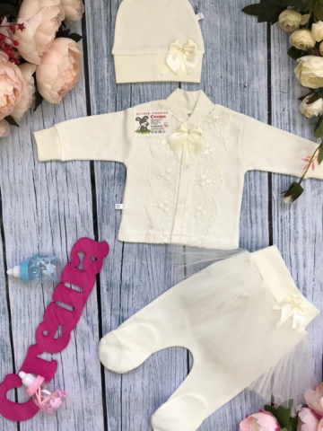 Купить оптом 172. Костюм 3-х предметник "юбка" , хлопок 100 % интерлок в Самаре