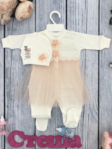 Купить оптом 203. Комбинезон ясельный с шапкой,100% хлопок интерлок в Самаре