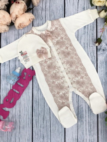 Купить оптом 216-П. Комбинезон с шапкой,100% хлопок интерлок в Самаре